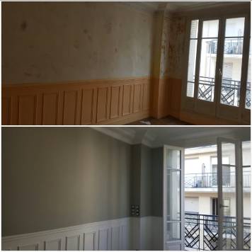 Rénovation d'un appartement style indus à Paris
