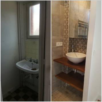 Rénovation d'un appartement style indus à Paris